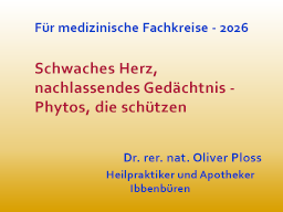 Schwaches Herz, nachlassendes Gedächtnis - Phytos, die schützen