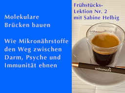 Frühstücks-Lektion Nr. 2: Molekulare Brücken bauen - Wie Mikronährstoffe den Weg zwischen Darm, Psyche und Immunität ebnen