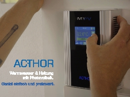 Webinar: AC-THOR - Domestic hot water and space heating goes electric