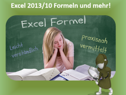 Webinar: Intensiv Online-Reihe Excel 2013/10 Formeln und mehr