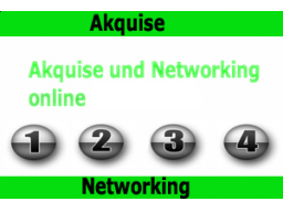 Webinar: Akquise und Networking online und offline