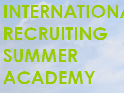 Webinar: INTERNATIONAL RECRUITING SUMMER ACADEMY - International Recruiting in der Praxis