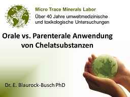 Webinar: Orale vs. Parenterale Anwendung von Chelatsubstanzen