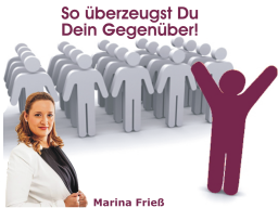 Webinar: Marina Frieß - Erfolgsfaktor Eigenmarketing