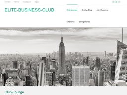Webinar: ELITE-BUSINESS-CLUB  Topthema Mein Unternehmen ist Kundenmagnet