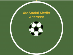 Webinar: Ihr social media Anstoss!