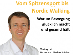 Webinar: Vom Spitzensport bis Nordic Walking - Warum er glücklich macht und gesund hält