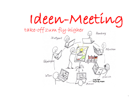 Webinar: Ideen-Meeting für fly-higher's