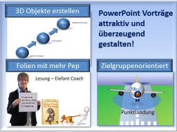 Webinar: Webinar-Reihe PowerPoint - Vorträge/Webinare attraktiv und überzeugend gestalten