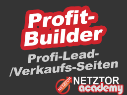 Webinar: ➤ PROFITBUILDER | シ Professionelle Lead-/Verkaufsseiten erstellen | Lead, Kontakt, Generierung, Verkaufsseite, Angebotsseite