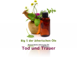 Webinar: Ätherische Öle Rescue Stock Bottle Tod und Trauer