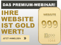 Webinar: Ihre Website ist Gold wert!