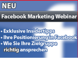 Webinar: Facebook Marketing - Werbeanzeigen auf Facebook