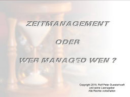 Webinar: Webinar-Serie: Zeitmanagement, Modul 1
