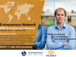 Webinar: My Entrepreneurial Journey, What I learned by Loet, co-founder of Vicancy