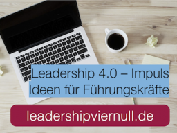 Webinar: Leadership 4.0-Impuls: Schwierige Gespräche