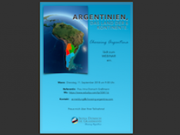 Webinar: Argentinien, das Land der 6 Kontinente.