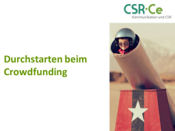 Webinar: Durchstarten beim Crowdfunding