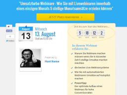 Webinar: Umsatzturbo Webinare