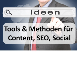 Webinar: Content Marketing: Tools & Methoden der Themenfindung (live vorgeführt)