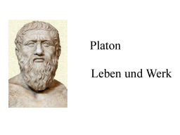Webinar: Platon I: Leben und Werk