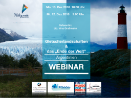 Webinar: WEBINAR: Gletscherlandschaften und das "Ende der Welt" - Argentinien