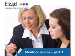 Webinar: Mentor Training Part III: Q + A session