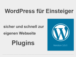 Webinar: WordPress Funktionserweiterung mit Plugins