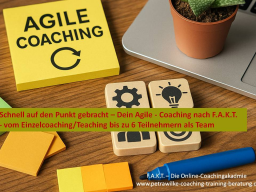 Dein Agile-Coaching oder Sofortberatung nach F.A.K.T.