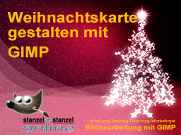 Webinar: Weihnachtskarte gestalten mit GIMP