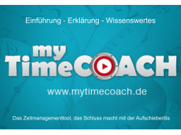 Webinar: -=  My Time Coach =-