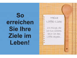 Webinar: Die Löffel-Liste: in 5 Schritten zum Ziel!