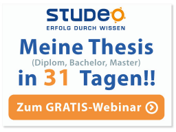 Webinar: Webinar - Meine Thesis in 31 Tagen!