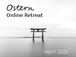 Webinar: Oster Retreat (Online)