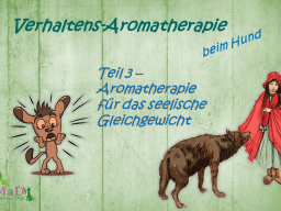 Webinar: Verhaltens-Aromatherapie beim Hund - Teil 3/4