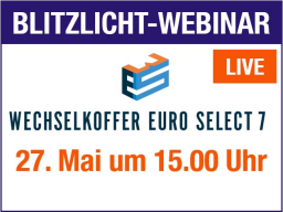 Webinar: Blitzlicht-Webinar: Das neue Angebot "Wechselkoffer Euro Select 7"