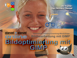 Webinar: Bilder optimieren mit GIMP