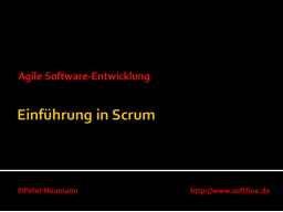 Webinar: Einführung in Scrum