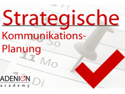Webinar: Strategische Kommunikationsplanung