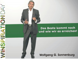 Webinar: Wolfgang G. Sonnenburg-Das Beste kommt noch...