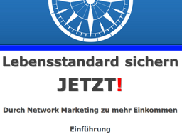 Webinar: "Lebensstandard sichern-JETZT!"