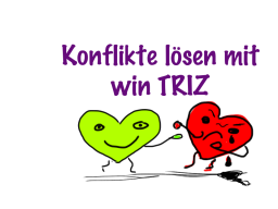 Webinar: Konflikte lösen mit win TRIZ