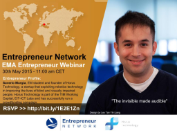 Webinar: How to be a student entrepreneur by Saverio, EM student Entrepreneur