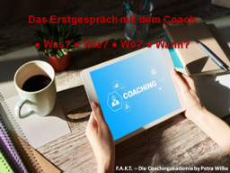 Home-Office online/Erstgespräch zum persönlichen Coaching oder Training